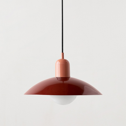 Pendant Light with Colourful Modern Metal Shade