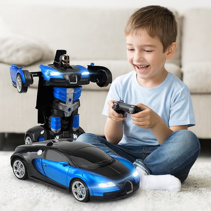 Robot Transforming Remote Control Car Toy