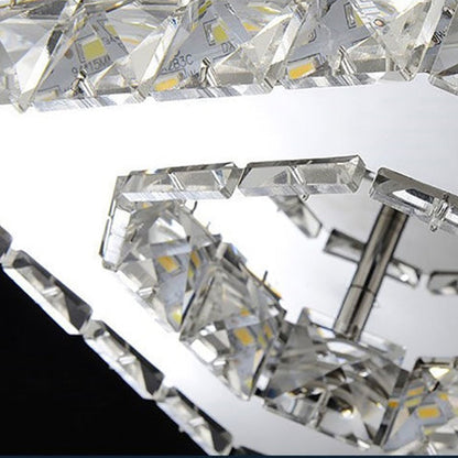 Ceiling Light Crystal LED Modern Flush Fixture