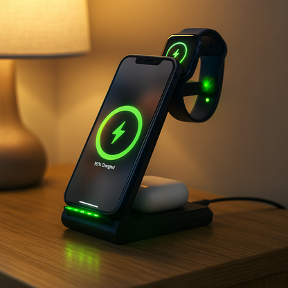 Kabellose Ladestation Schnellladegerät Dock