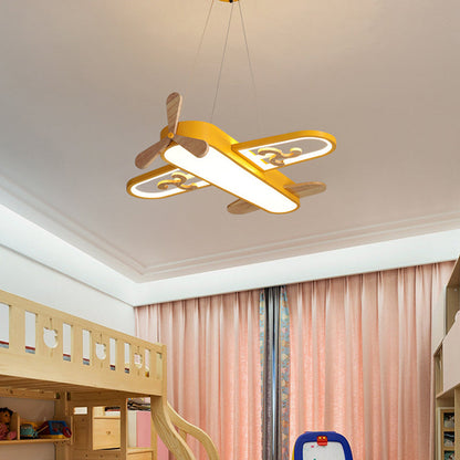 Kids Ceiling Light Plane Design Acrylic Pendant
