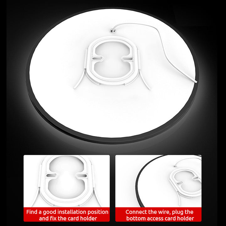 Sleek Minimalist Round LED Ceiling Light Fixture for Modern Home Interiors – Energy Efficient and Stylish Illumination