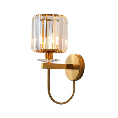 Wall Light Gold Crystal Modern Sconce