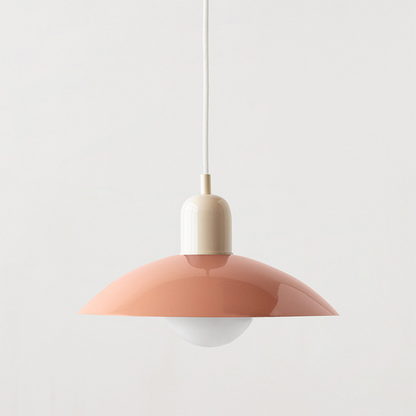 Pendant Light with Colourful Modern Metal Shade