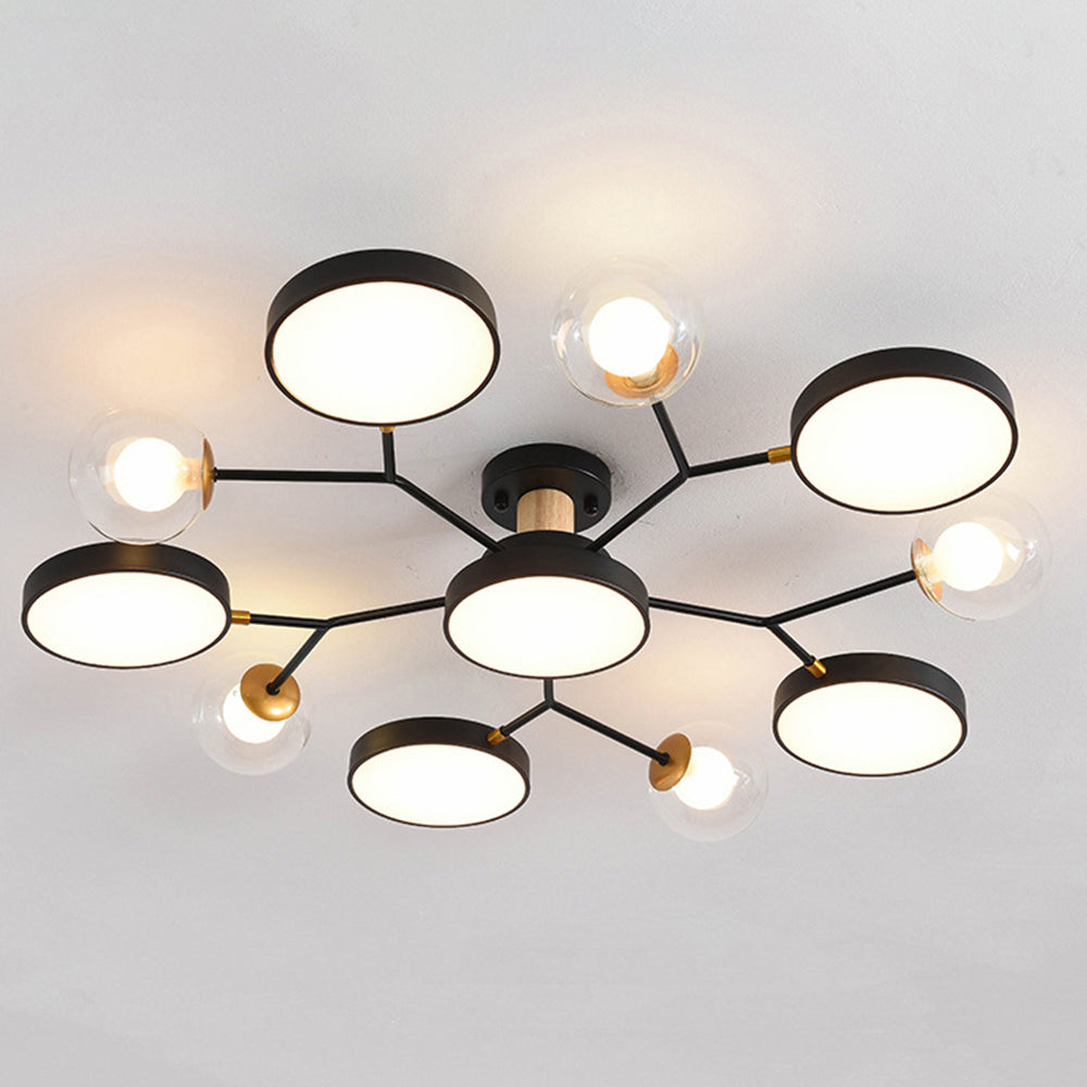 Elegant Branch LED Ceiling Light for Living Room - Modern Illumination with Stylish Design for Home Décor