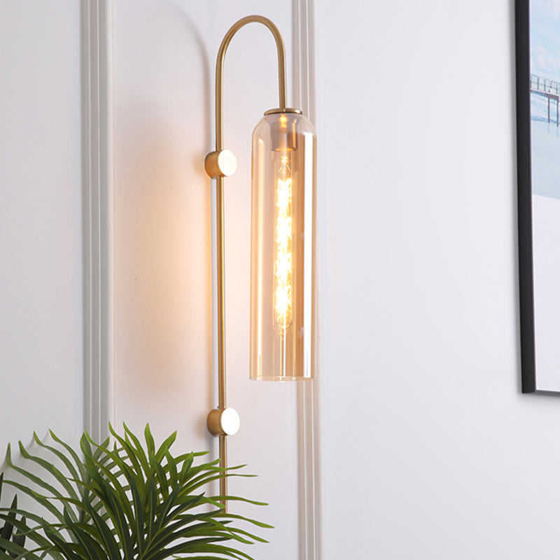 Wall Light Modern Glass Metal Sconce