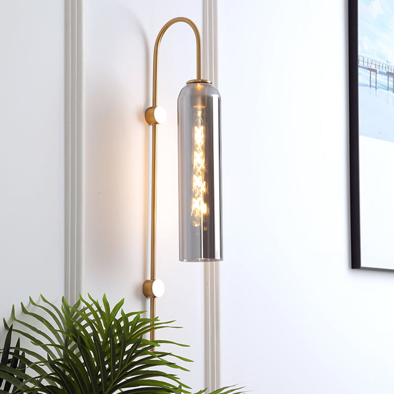 Wall Light Modern Glass Metal Sconce