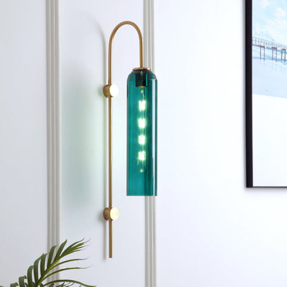 Wall Light Modern Glass Metal Sconce