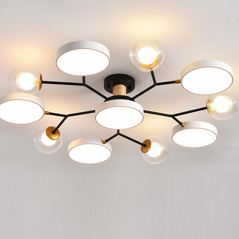 Elegant Branch LED Ceiling Light for Living Room - Modern Illumination with Stylish Design for Home Décor