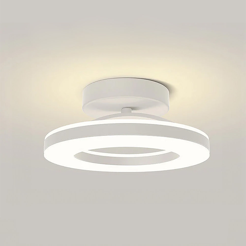 Contemporary Iron LED Ceiling Light for Hallways - Stylish Modern Illumination for Your Home Entrance and Corridors