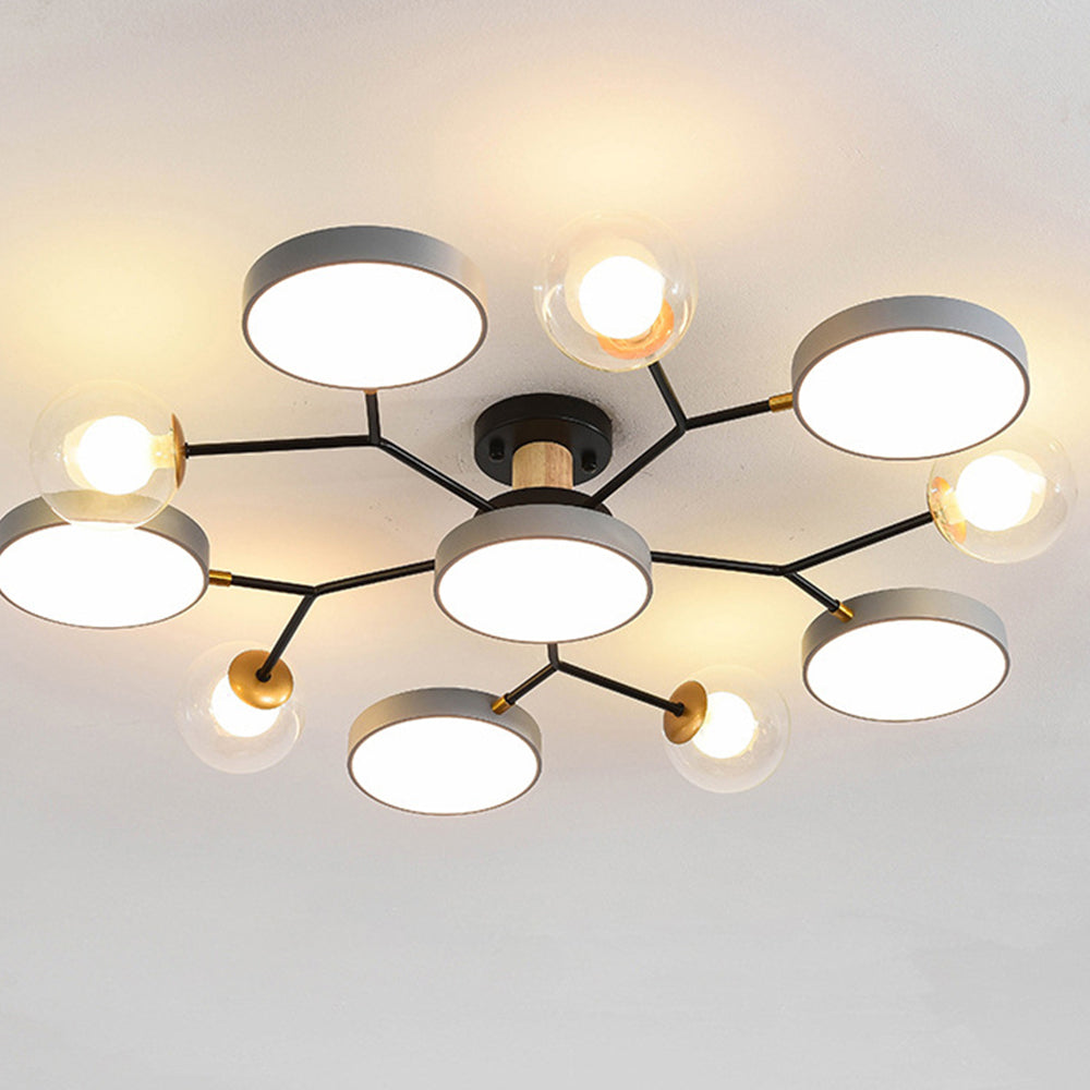 Elegant Branch LED Ceiling Light for Living Room - Modern Illumination with Stylish Design for Home Décor