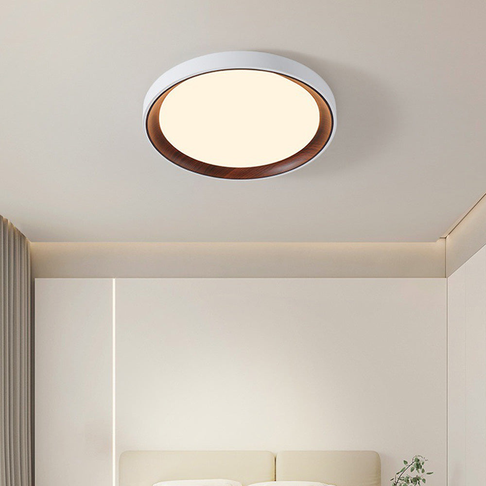 Sleek Modern Acrylic White LED Ceiling Light Fixture for Stylish Bedroom Illumination and Contemporary Home Decor