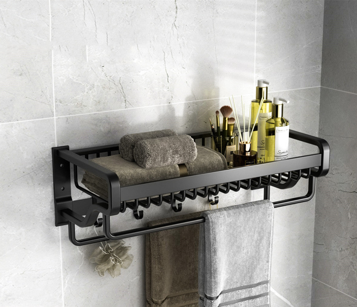 ShelfMate – Wall-Mounted Bathroom Organizer