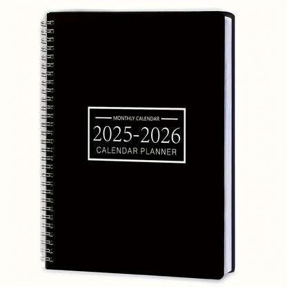 Planificateur mensuel en papier avec reliure spirale