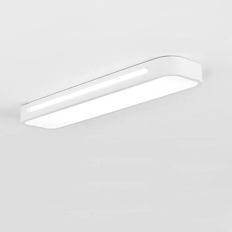 Nordic Minimalist Long LED Ceiling Light Fixture - Modern Design for Elegant Home Illumination and Stylish Ambiance