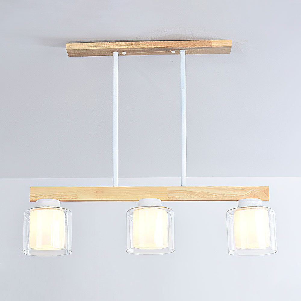 Nordic Wood Kitchen Bar Pendant Light – Stylish Scandinavian Design for Modern Kitchens and Dining Areas, Perfect Illumination Solution