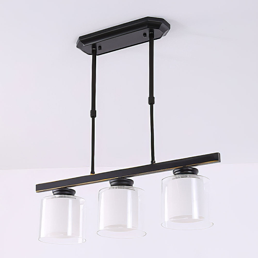 Lampada da soffitto in vetro per isola cucina moderna