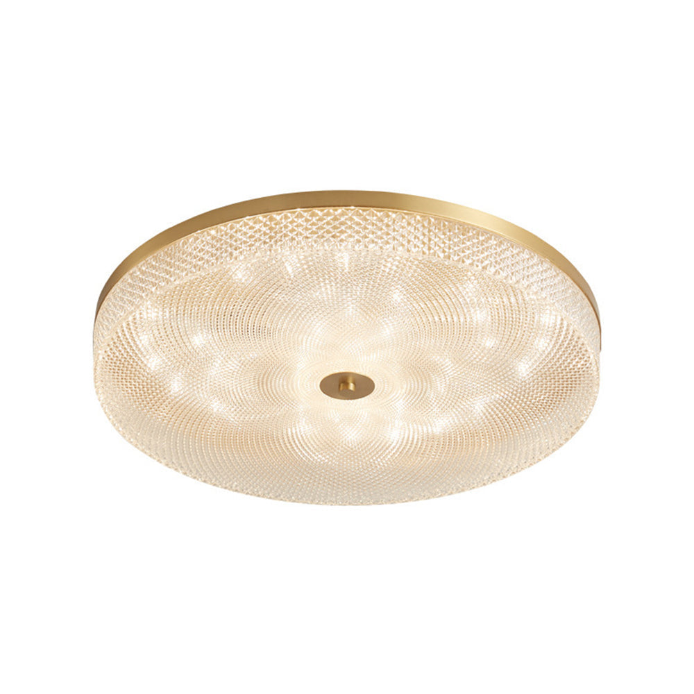 Elegant Crystal and Copper Ceiling Light Fixture for a Touch of Light Luxury in Your Home Décor