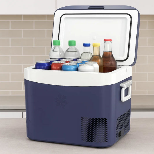 Tragbarer Auto-Kühlschrank Gefrierschrank Kompakter Kühler