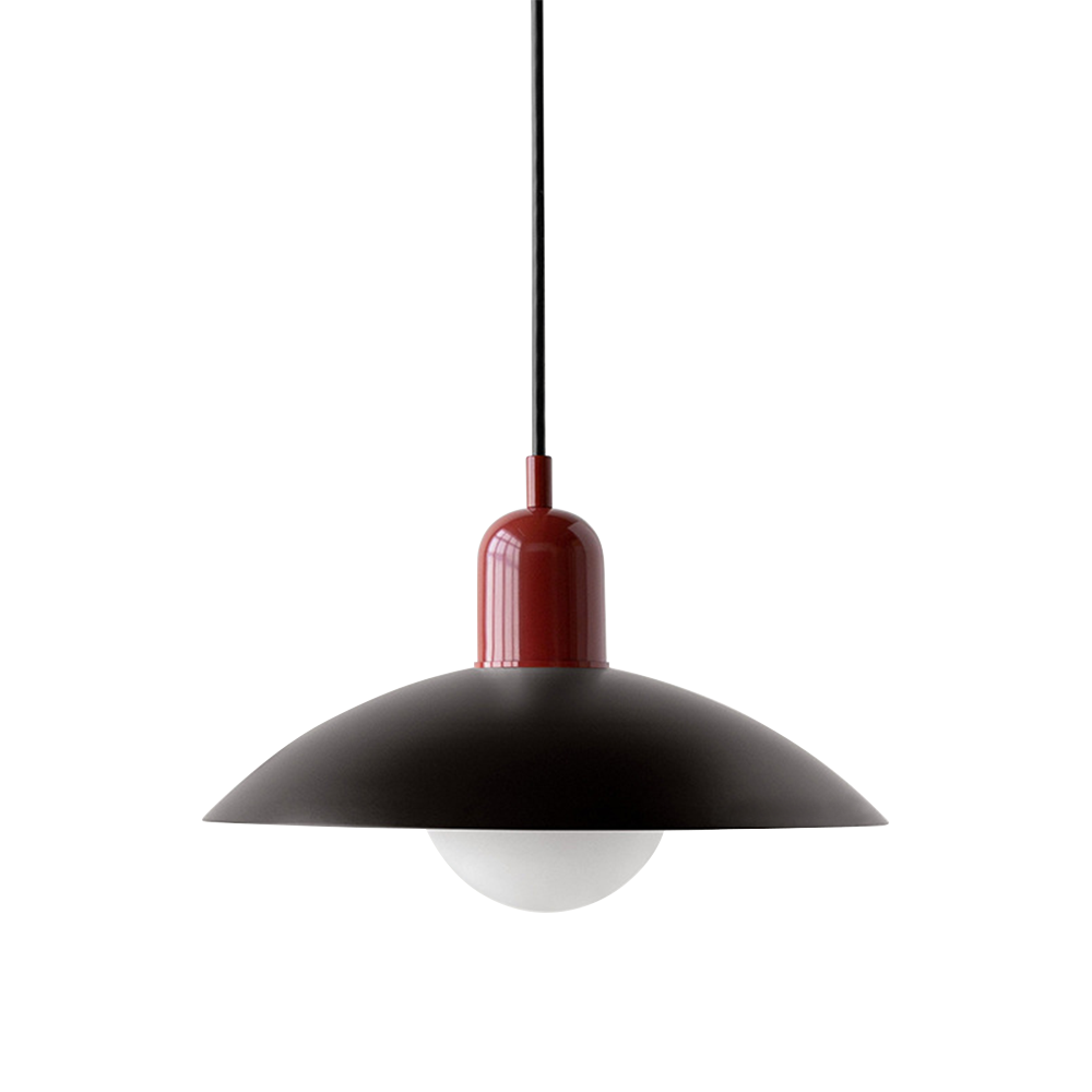 Pendant Light with Colourful Modern Metal Shade