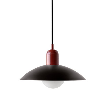 Pendant Light with Colourful Modern Metal Shade