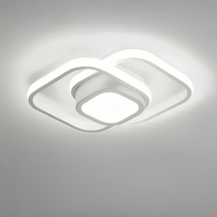 Lampada da soffitto moderna LED design in alluminio
