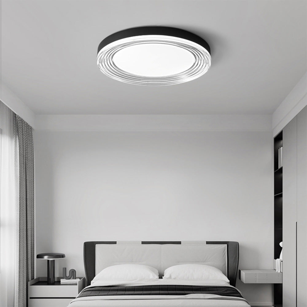 Nordic Style LED Round Ceiling Light for Bedroom - Modern Illumination Fixture for Home Decor and Ambient Lighting