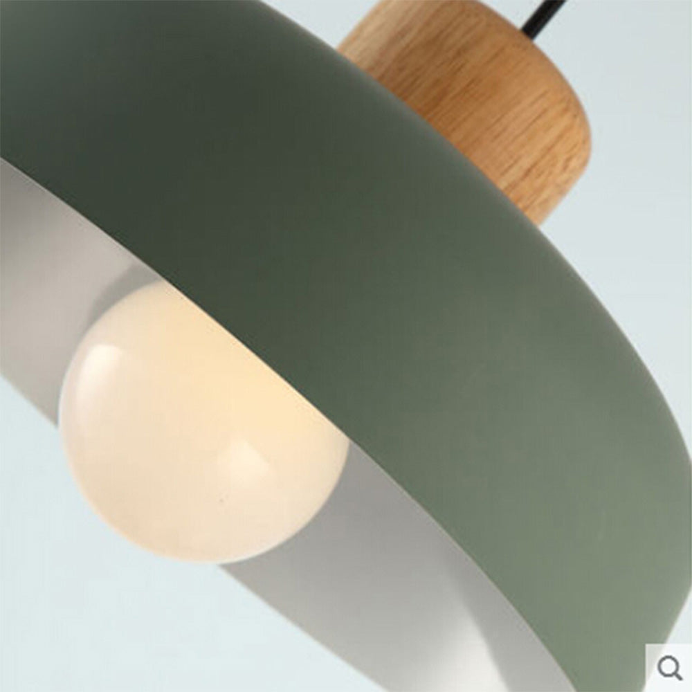 Nordic Inspired Creative Wooden Pendant Light - Stylish Scandinavian Design for Modern Home Illumination