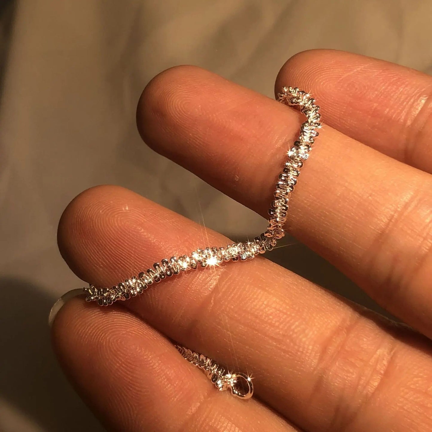 Bracelet en argent sterling | Chaîne fine élégante Cadeau pour femmes
