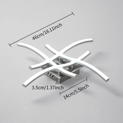 LED Ceiling Light Modern Aluminum Flush Fixture