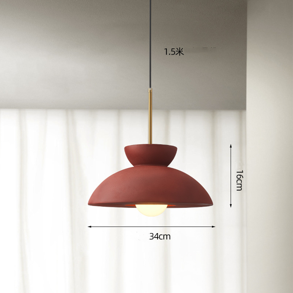 Nordic Minimalist Resin Pendant Light Fixture for Elegant Dining Room Illumination and Contemporary Home Decor