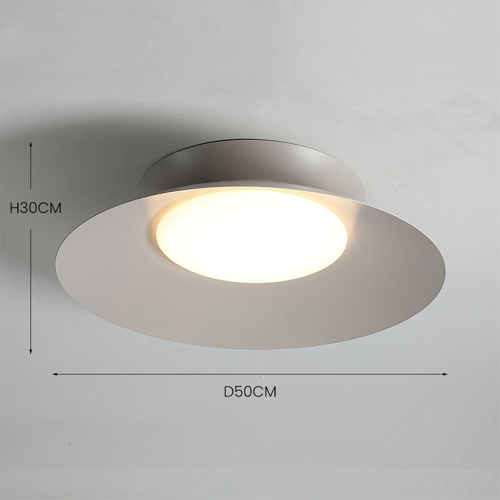 Elegant Semi Flush Ceiling Light Fixture for Modern Interiors - Stylish and Simple Lighting Solution for Home Decor