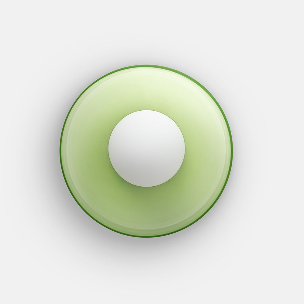 Ceiling Light Modern Round Glass Fixture