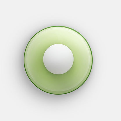 Ceiling Light Modern Round Glass Fixture