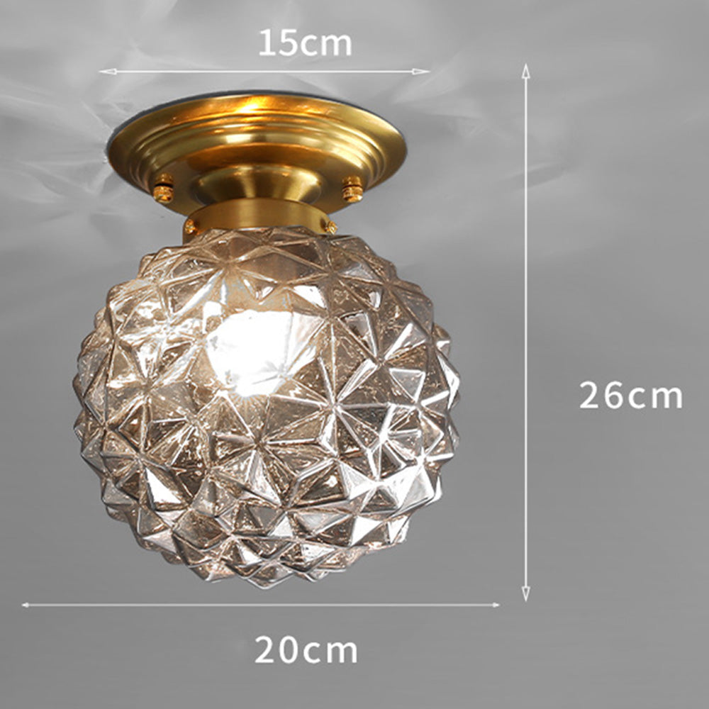 Modern Clear Glass Ceiling Light for Hallway – Stylish Illumination Fixture for Contemporary Spaces