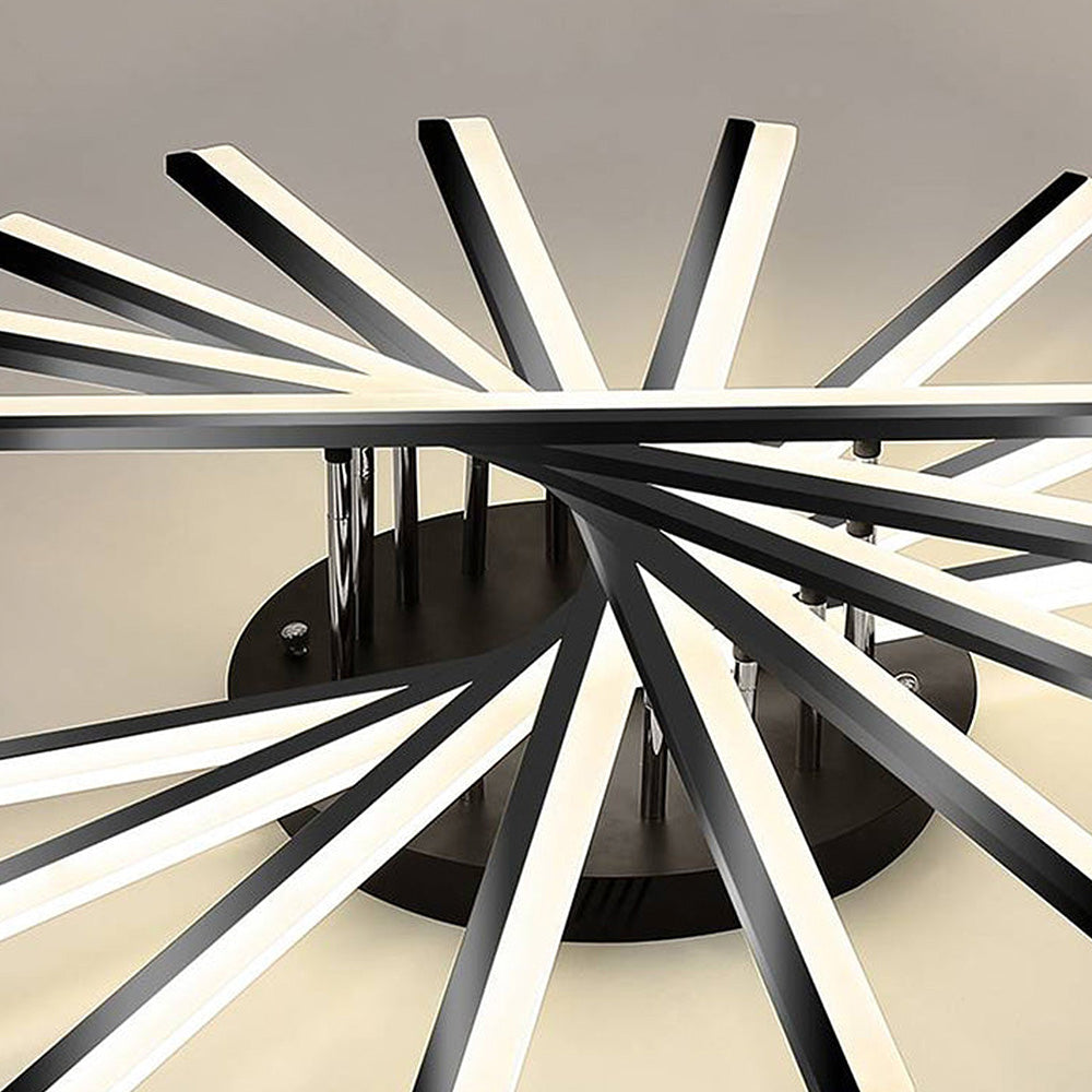 Nordic Minimalist Metal LED Ceiling Light: Stylish Creative Illumination for Modern Interiors