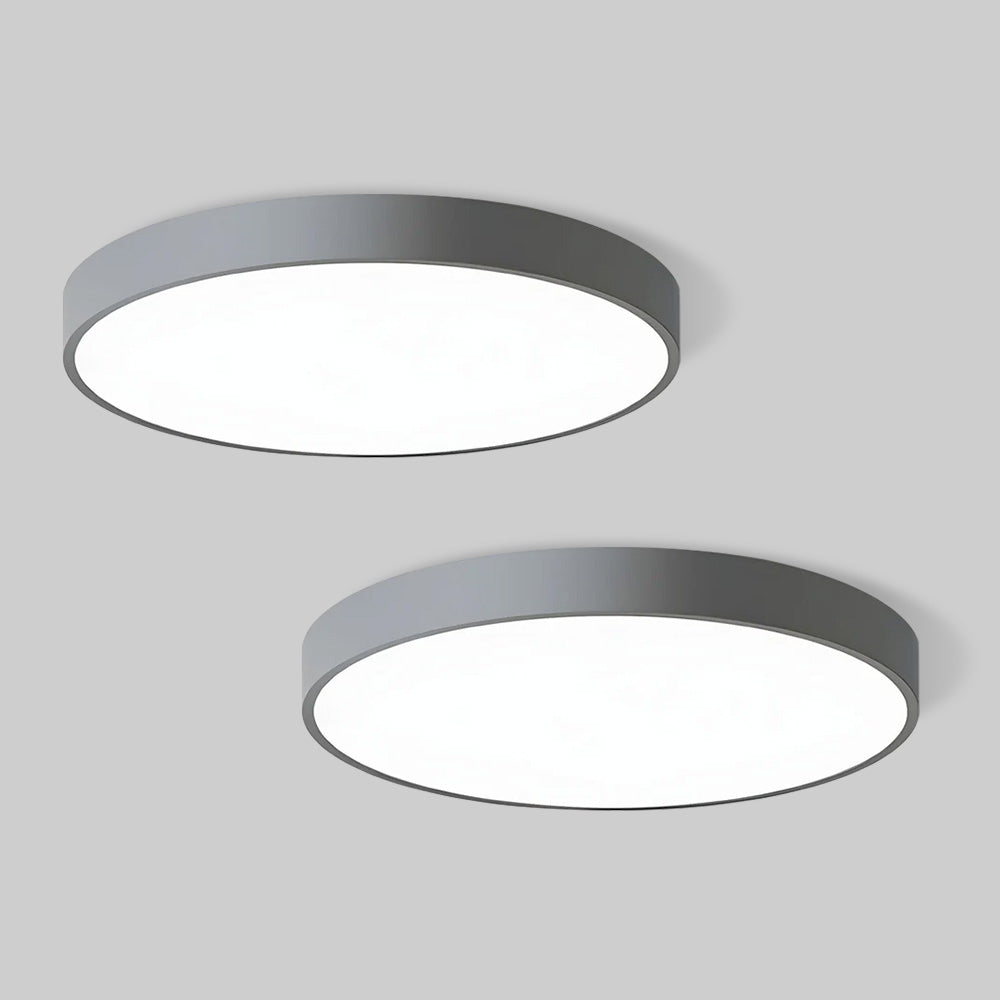 Set of 2 Circular LED Low Ceiling Lights for Bedroom – Modern, Energy-Efficient Lighting Solutions for Stylish Interiors