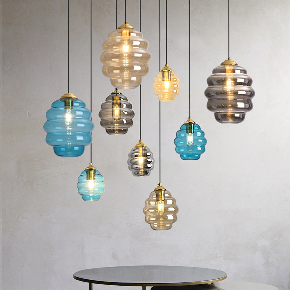 Sleek Modern Glass Pendant Lights for Kitchen – Stylish Illumination for Contemporary Home Interiors