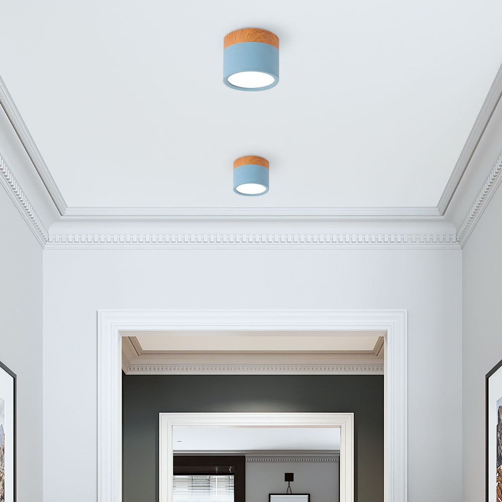 Compact Hallway Flush LED Ceiling Lights for Stylish Illumination in Small Spaces - Energy Efficient and Modern Design