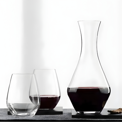 Decantadores Cristal Moderno Garrafa Hecha a Mano Vidrio Aerador de Vino