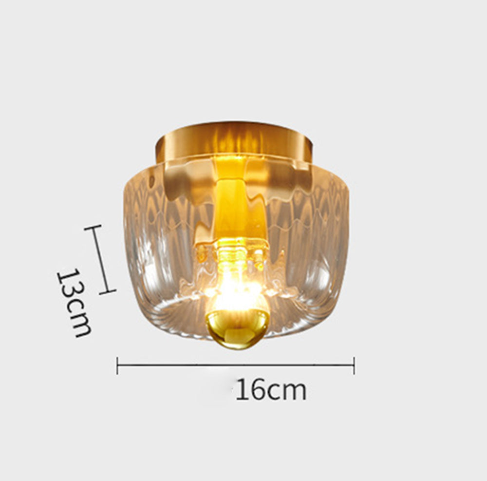 Contemporary Mini Clear Glass Wall Light Fixture for Modern Home Décor - Stylish and Elegant Illumination Solution