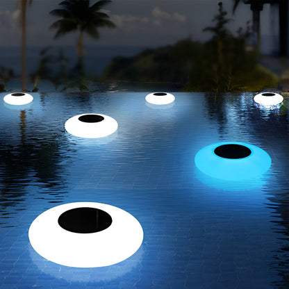 Lumières solaires flottantes LED pour piscine extérieure