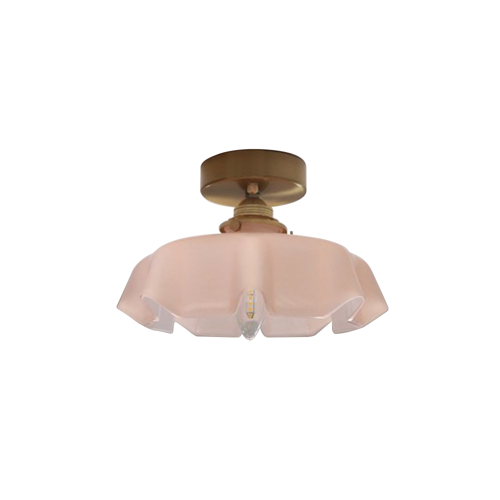 Elegant French Glass Lampshade for Kitchen Island Ceiling Lighting - Stylish Pendant Light Fixture for Modern Interiors