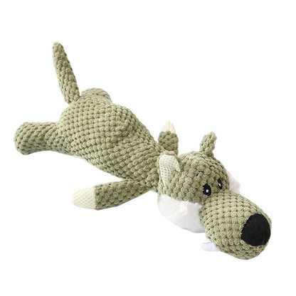 Jouet à mâcher pour chien design animal en peluche