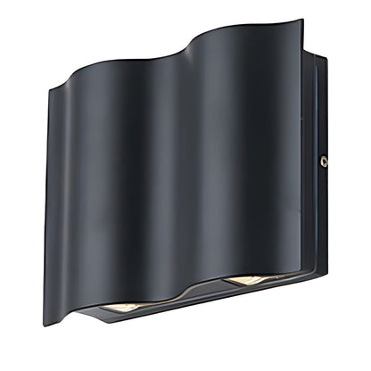 LED Wall Light Outdoor Modern Black Sconce