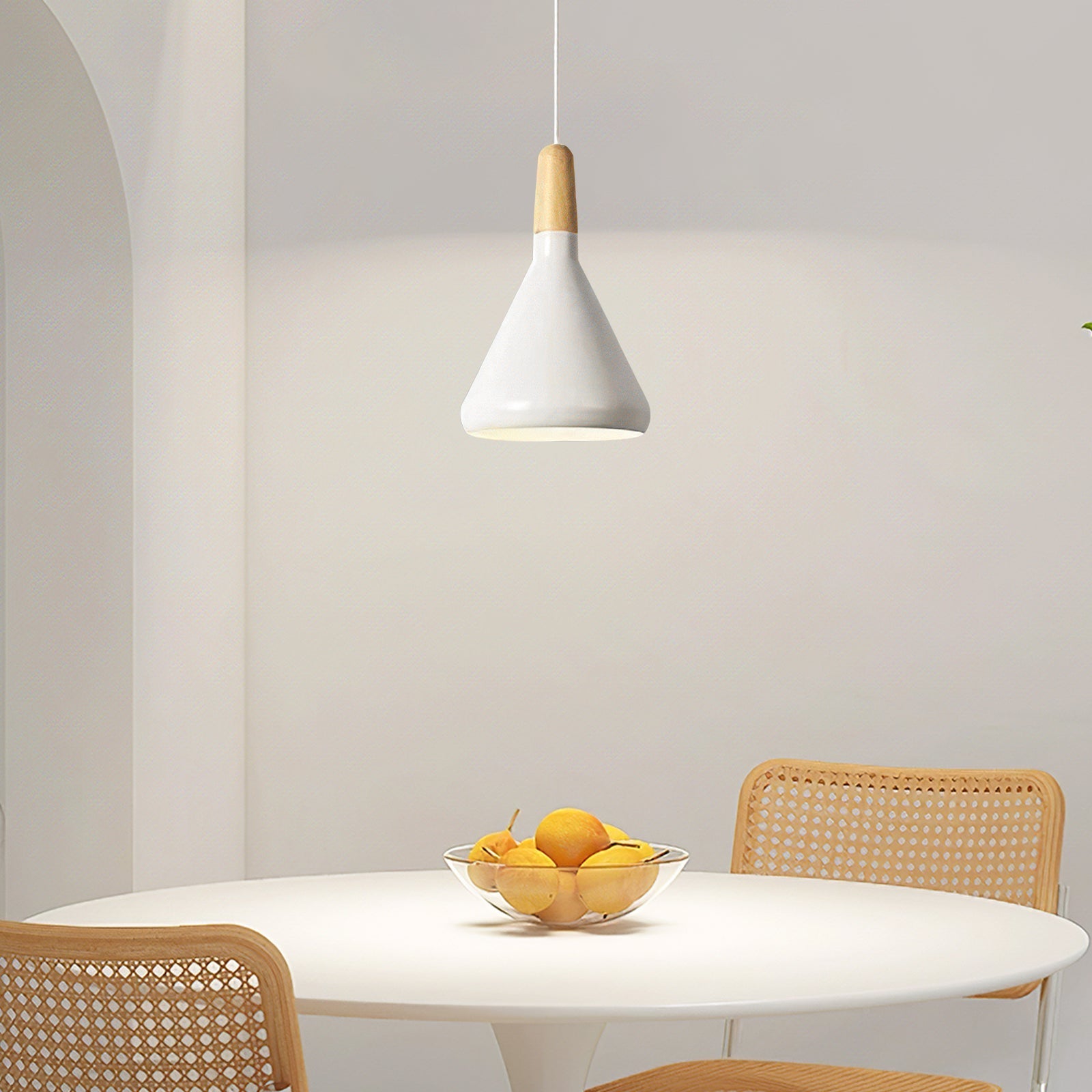 Nordic Macaron Inspired Wooden Pendant Light – Stylish and Creative Lighting Solution for Modern Interiors