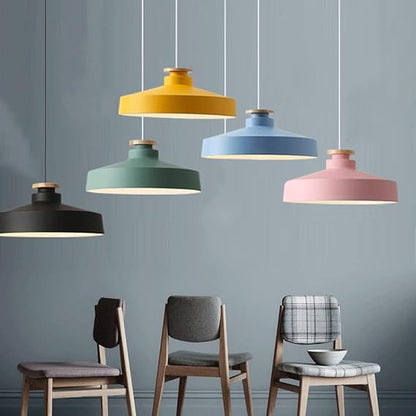 Pendant Light in Colourful Metal Finish