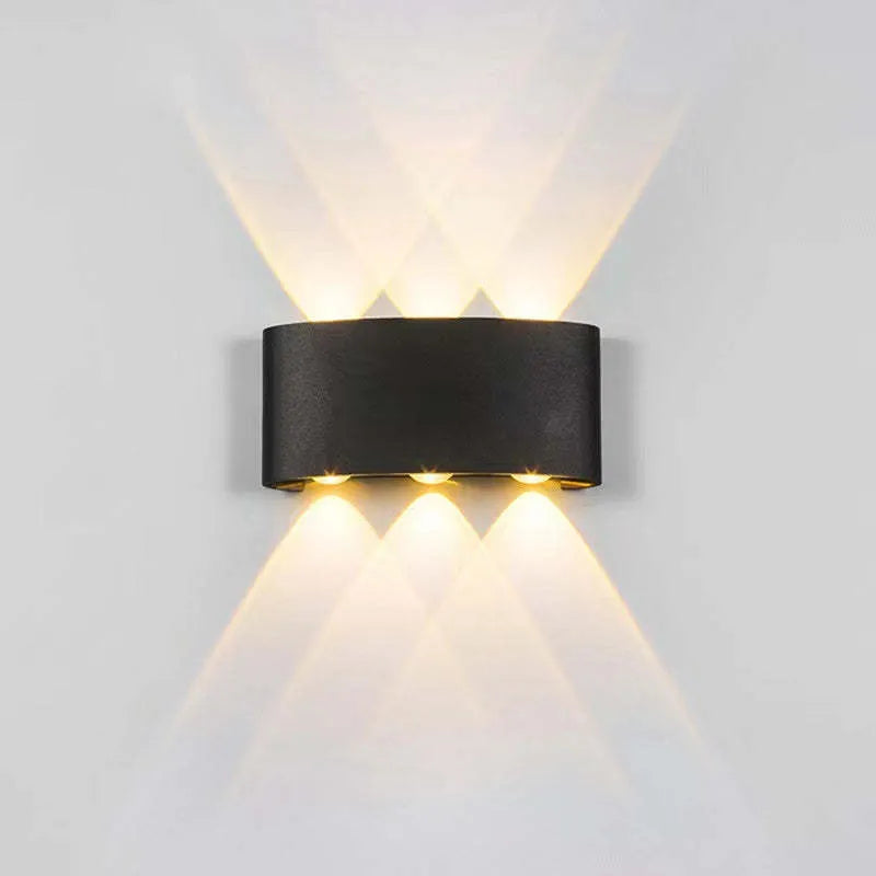 Lámpara de pared moderna LED blanca resistente al agua