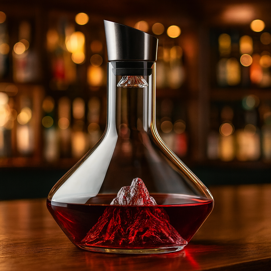 Aérateur carafe à vin en verre cristal