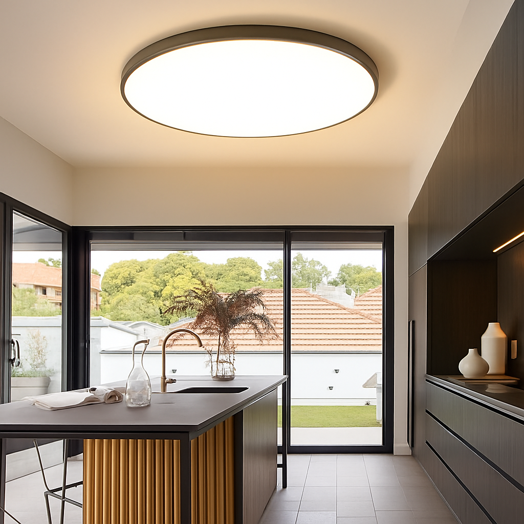 Flush Mount LED Ceiling Light Modern Round